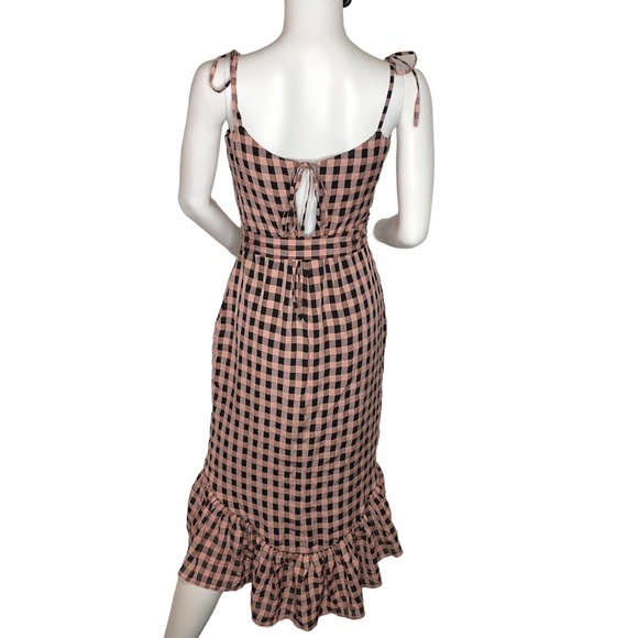 NEW Cosmopolitan X DTP Womens Freya Dress Gingham Dress‎ Size Small SAMPLE - Picture 3 of 11
